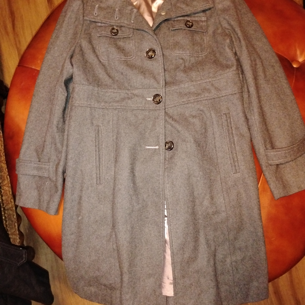 Kenneth Cole Reaction Women's Gray Coat